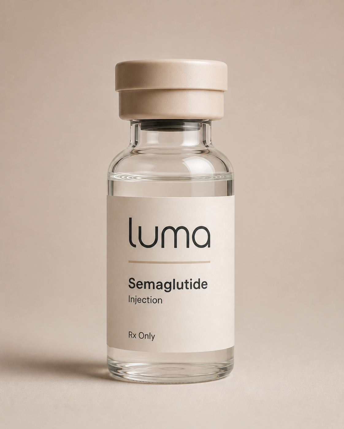 Compounded Semaglutide injectable vial - same active ingredient as Ozempic and Wegovy