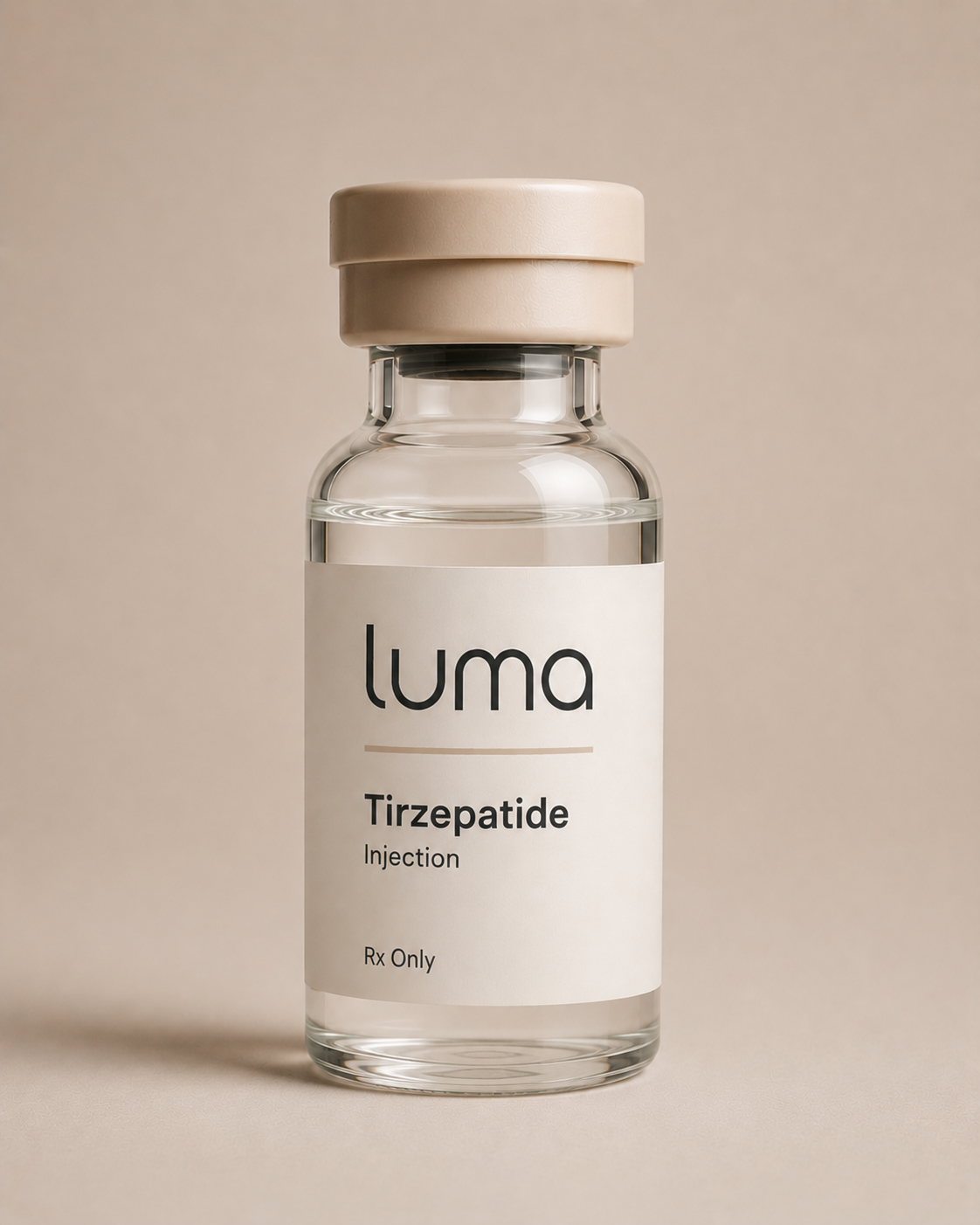 Compounded Tirzepatide injectable vial - same active ingredient as Mounjaro and Zepbound
